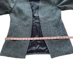 Pendleton Sz S NWT Women's Gray Blue Open Front Long Sleeve Wool Blazer Photo 12