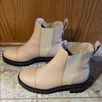 Tru Comfort Foam Beige Faux Leather Chelsea Style Ankle Boots Photo 0