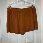 Live to be spoiled  Orange Knit Lounge Shorts size 1X Photo 6