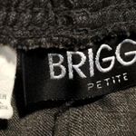 Briggs New York Women's Briggs Pull On Charcoal Gray Pant Trousers Size 6P EUC #1466 Photo 4