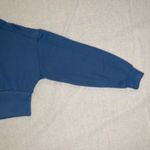 Titin NWT Blue Quarter Zip Pullover Cropped Sweatshirt Photo 2