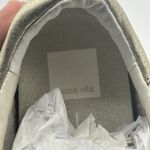 DOLCE VITA Zina Leather Sneaker Women's Size 7.5 White/Gold White Photo 7