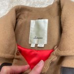 Elevenses  anthropologie Women Camel Toggle Coat Wool Blend Sz 0 coat wool blend Photo 6
