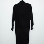 Babaton NWT Womens Bogart Turtleneck Knit Sweater Dress Size L Black Minimalist Photo 8