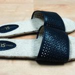 Yosi Samra Reese Espadrille Slides Sandals Black Size 10 Photo 2