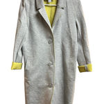 Carolina belle  Montreal Long Gray Duster Coatigan Gray Yellow Medium Photo 0