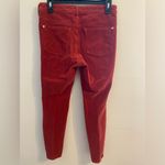 Pilcro and the Letterpress High-Rise Skinny Red Corduroy Style Slacks Size 28 Photo 1