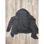 Athleta  Pranayama Wrap Gray Cardigan Sweater Open Front Pockets Size Medium Photo 3