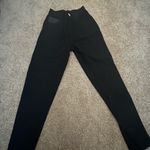 Cache Vintage straight leg black jeans Photo 4