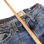 Ariat  Denim Jeans Bootcut Medium Wash Distressed Hem ~ Size 10, See Measurements Photo 7