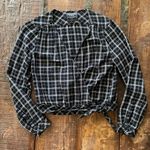 Abercrombie & Fitch Plaid Wrap Top Photo 1