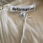 Reformation This is a Gatsby Dress in a silver or champagne color new with tags Photo 9