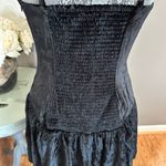 Anthropologie Maeve by  Velvet Black Mini Dress Size M Photo 14