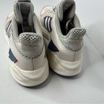Adidas Cloudfoam grey navy blue & pink athletic shoes men's 7.5 women’s 9 Photo 3