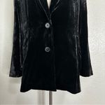 Madewell  Black Velvet Oversized Dorset Blazer, Sz Small Photo 5