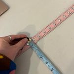 Nocona Pink Genuine Leather Crystal Studded Silver Tipped Western Belt Size XS Photo 8