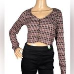 Volcom Disco Rodeo Long Sleeve Crop Top Photo 0