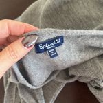 Splendid  Sweater Grey Asymmetrical Dolman Long Sleeve Boat Neck Small Photo 6