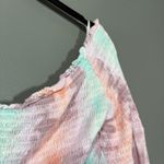 Torrid Pastel Smocked Babydoll Off The Shoulder Top - 3 (3X) - Women's Plus Size Photo 1