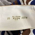 Avon Vintage Blue and Brown Maxi dress. Size L See measurements Photo 4