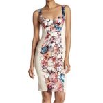 Black Halo Womens 8 Sadie Sheath Dress Multi Floral Sweetheart Sleeveless NEW Photo 8