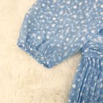 Alex Marie  Blue‎ Polka Dot Long Sleeve Dress Knee Length Chiffon Plus Size 20W Photo 8