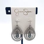 Jessica Simpson  Crystal paved Dangle Earrings NWT Photo 0