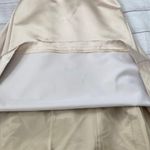 BCBGMAXAZRIA women 6 spaghetti strap low back maxi dress tan Photo 10