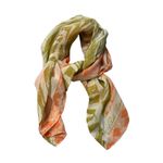 Bill Blass Vintage  Silk Neck Scarf with a Zebra and Spotted Pattern, 27” x 27” Photo 7