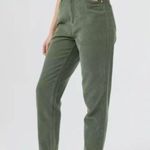 Urban Outfitters Size 28 BDG  Moss Green Faux Suede High Rise Mom Pants Women's Photo 1