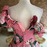 NWT Keepsake the Label Top Corset Striped Off Shoulder Peplum Red XS Cocktail Photo 12