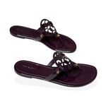 Tory Burch Miller Patent Leather Sandals, Purple Moon, 9.5 (US) Photo 6