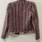 Driftwood  Herringbone Raw Hem Wool Blend Jacket, Size S Photo 9