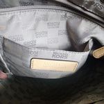Michael Kors Gray MK Metallic Tote Bag Photo 4