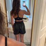 BB Dakota  Black Faux Leather Shorts Photo 2