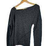 Free People Love and Harmony Gray Ribbed Knit Sweater Size S Photo 1