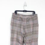 Anthropologie  Malcolm Plaid Tapered Trousers Size 10 High Rise Preppy Minimalist Photo 11