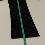 Peck & Peck  Brocade Embossed Velvet Jacquard Weave Pants Size 4P Dark‎ Goth Photo 7