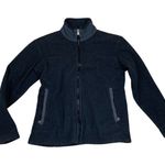 Patagonia women's small synchilla fleece zip up jacket flaw blue gorp hiking Photo 0