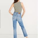 Madewell  Classic Straight Jeans in Corrie Wash: Step-Hem Edition Photo 2