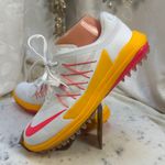 Nike  Lunar Control Women Golf Shoes White Yellow Pink Spikes Size 8 Photo 6