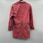 Current/Elliott  The Jumpsuit Long Sleeve Denim Dress in Acid Pink‎ Size 2 Photo 5