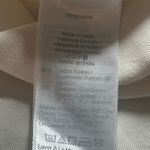 Madewell  Women's Sleeveless Boatneck Side Slit Tee Ivory Cream S Small New Photo 8