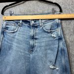 Arizona Jeans Arizona Mom Jeans Highest Rise Curvy Distressed Denim Light Wash Size 15 Photo 6