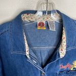 Looney Tunes Vintage 90s 2000s Y2k  tweety bird denim button up shirt 18/20 Photo 2
