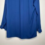 White House | Black Market Blue Blouse Size 8 Photo 2