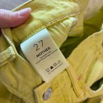 Mother Superior The Tomcat Devil May Care Yellow Straight Crop Jean Size 27 Green Photo 7