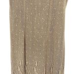 Onyx Nite Vintage Metallic Gold Maxi Long Tassel Dress Old Hollywood Glam Photo 2