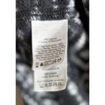 Eddie Bauer Eddie‎ Bauer Quest Womens XXL Black White Aztec Fleece Pullover 1/4 Zip Preppy Photo 3