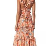 MISA Los Angeles NWT Olivia Rubin Rex Morrison Dress in Tangerine Flora Size S Photo 12